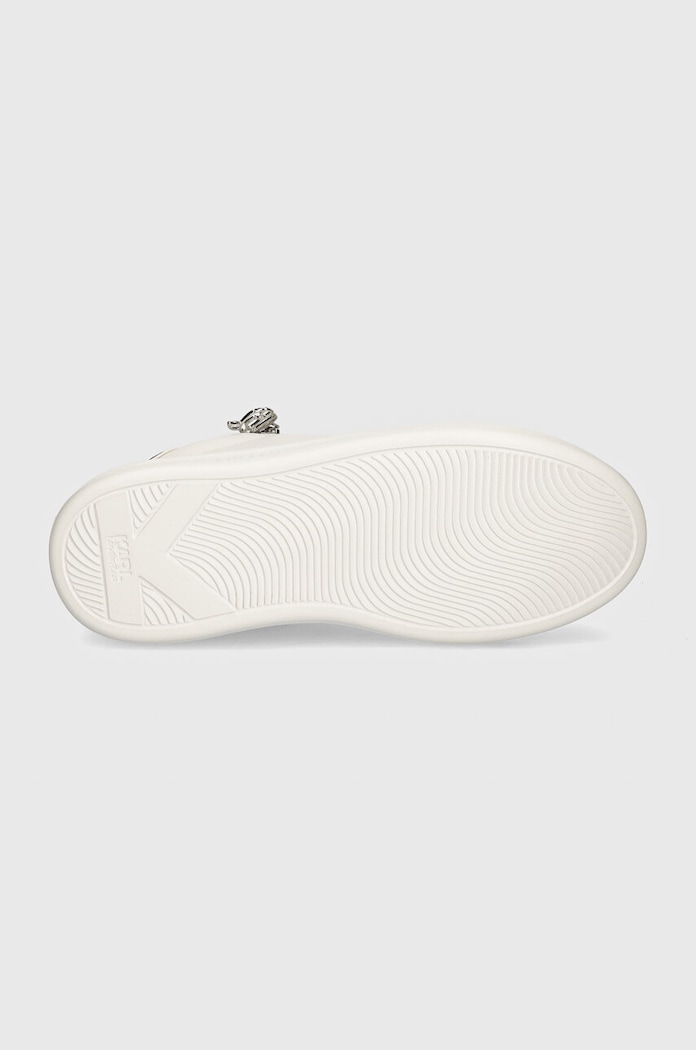 Kožené tenisky Karl Lagerfeld KAPRI MENS KL52564.011 bílá