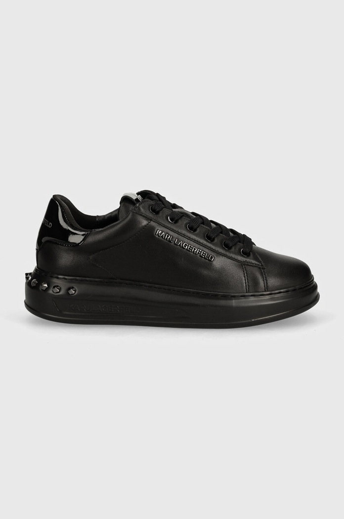Δερμάτινα sneakers Karl Lagerfeld KAPRI MENS KL52574A.00X μαύρο AW24