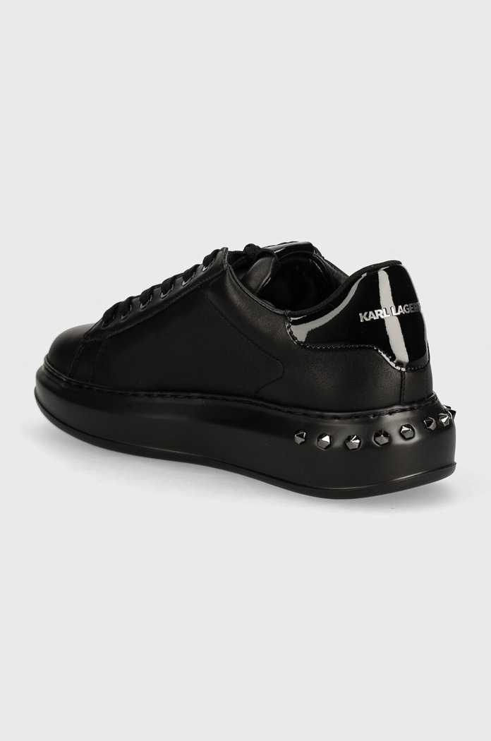 Παπούτσια Δερμάτινα sneakers Karl Lagerfeld KAPRI MENS KL52574A.00X μαύρο