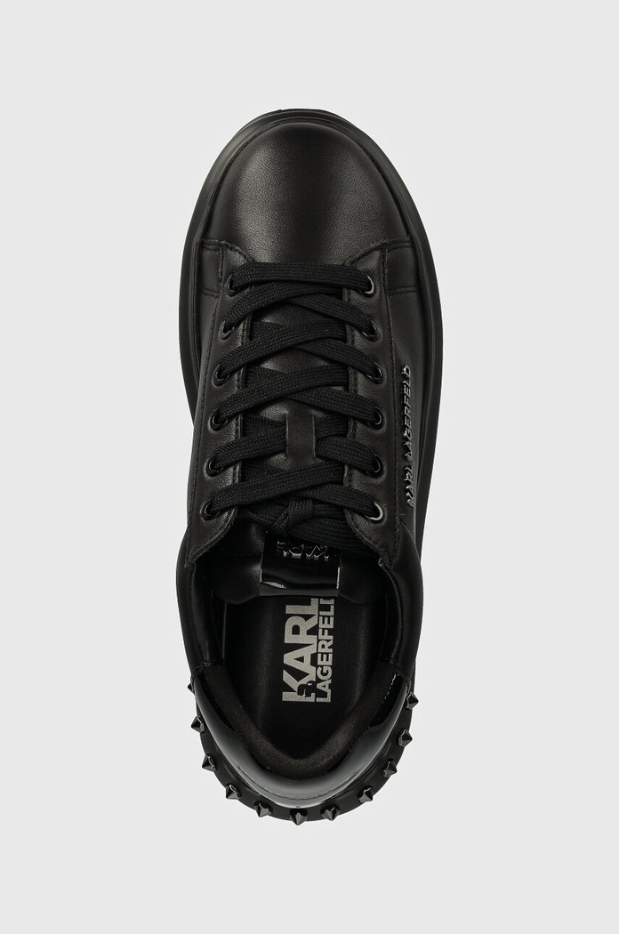Δερμάτινα sneakers Karl Lagerfeld KAPRI MENS μαύρο KL52574A.00X