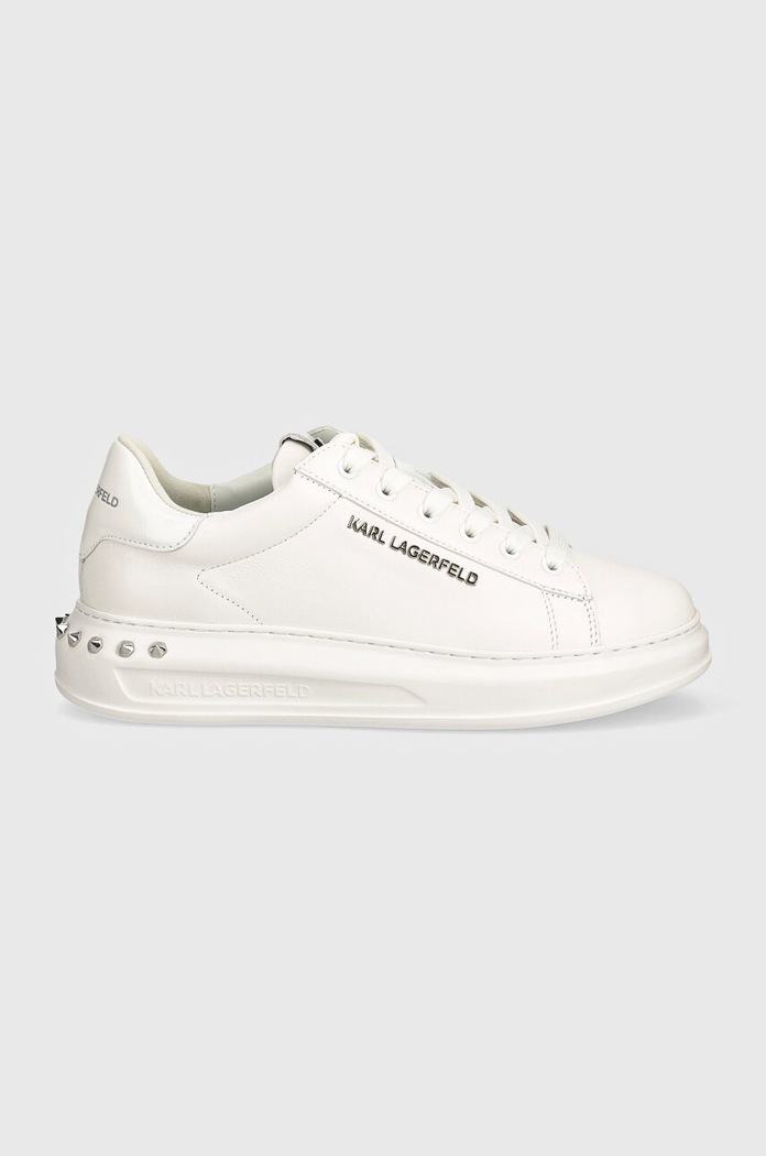 Δερμάτινα sneakers Karl Lagerfeld KAPRI MENS KL52574A.01W λευκό AW24
