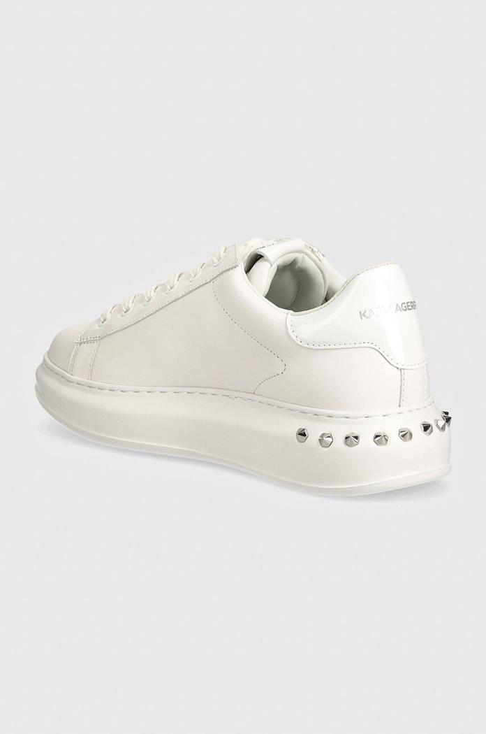 Παπούτσια Δερμάτινα sneakers Karl Lagerfeld KAPRI MENS KL52574A.01W λευκό