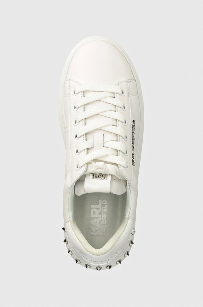 Δερμάτινα sneakers Karl Lagerfeld KAPRI MENS λευκό KL52574A.01W