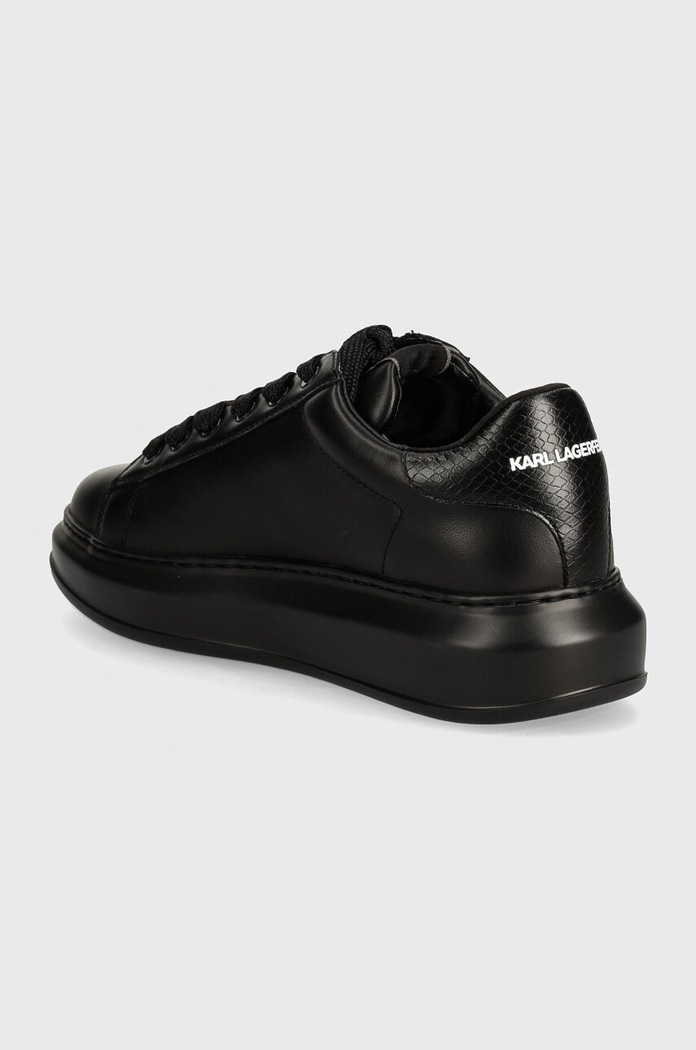 Παπούτσια Δερμάτινα sneakers Karl Lagerfeld KAPRI MENS KL52584.00X μαύρο