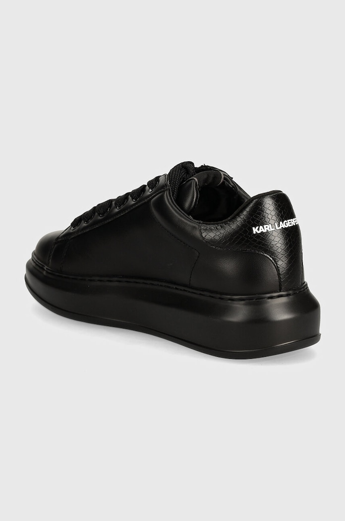 Scarpe Karl Lagerfeld sneakers in pelle KAPRI MENS KL52584.00X nero