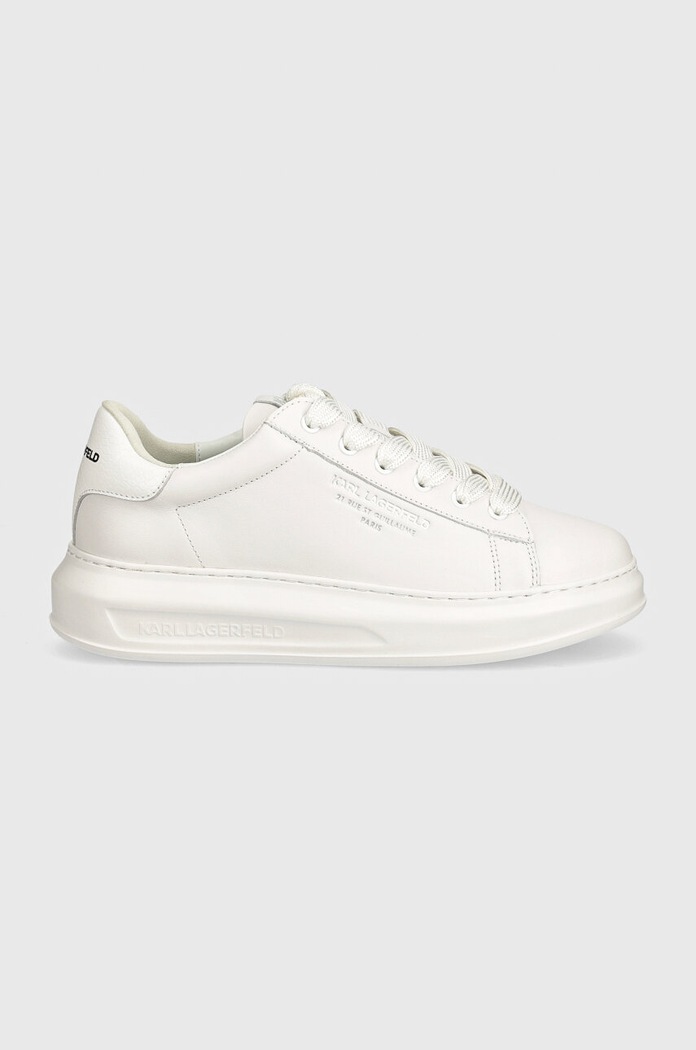 Kožené tenisky Karl Lagerfeld KAPRI MENS KL52584.011 biela AW24