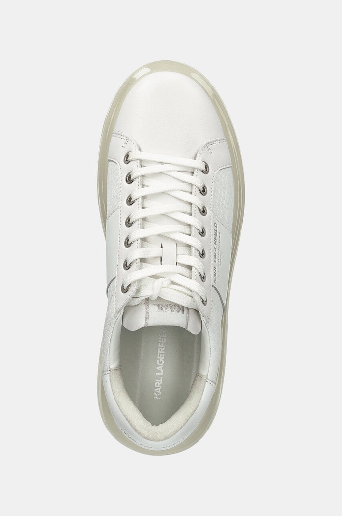 Kožené tenisky Karl Lagerfeld KAPRI KUSHION bílá KL52626.01W