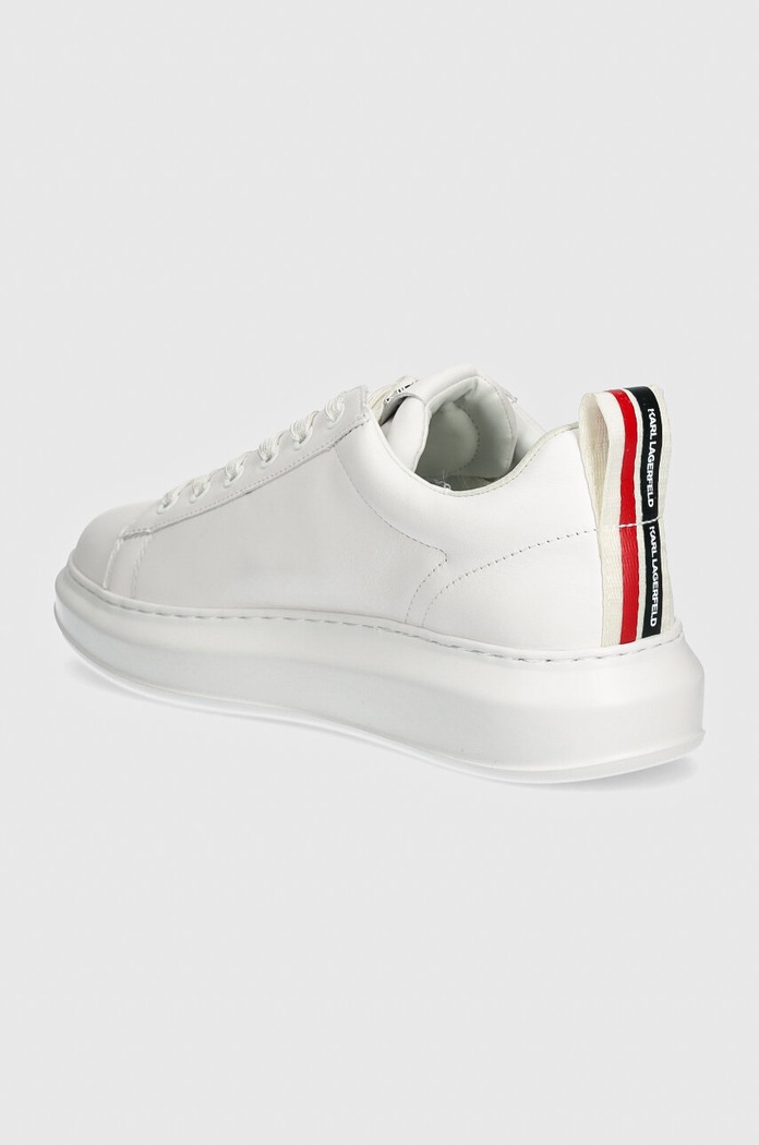 Παπούτσια Karl Lagerfeld Δερμάτινα sneakers Karl Lagerfeld KAPRI MENS KL52514A.011 λευκό