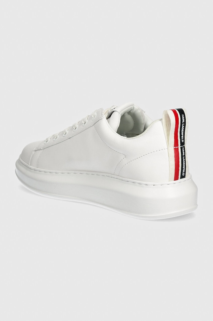 Παπούτσια Karl Lagerfeld Δερμάτινα sneakers Karl Lagerfeld KAPRI MENS KL52514A.011 λευκό