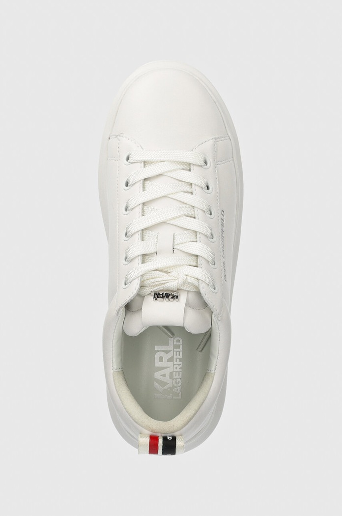 Δερμάτινα sneakers Karl Lagerfeld KAPRI MENS Karl Lagerfeld KL52514A.011 λευκό
