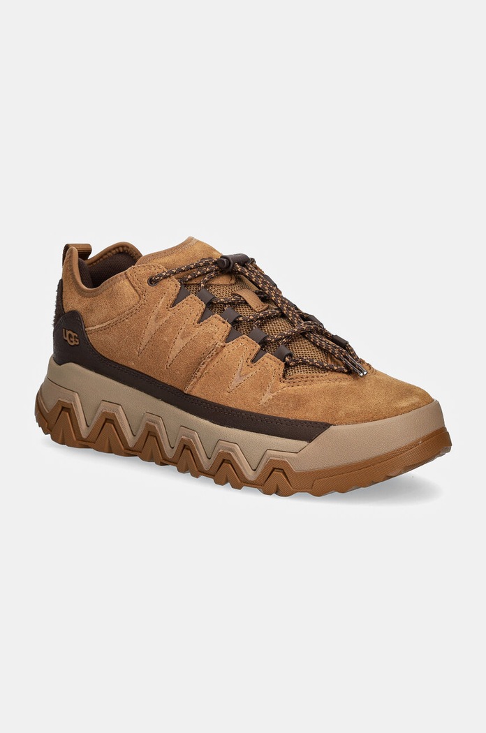 Σουέτ sneakers UGG Captrail Low συνθετικό καφέ 1158252.CHE