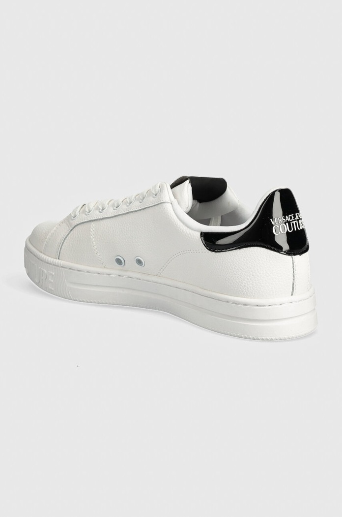 Scarpe Versace Jeans Couture sneakers in pelle Court 88 77YA3SK1.ZP332.L02 bianco