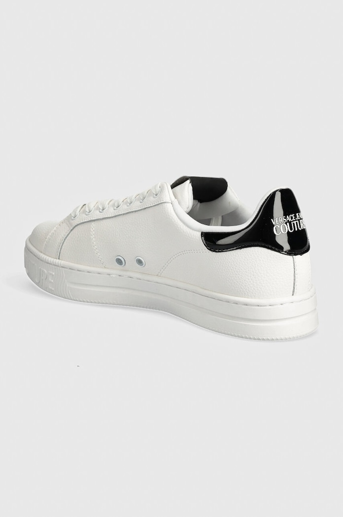 Scarpe Versace Jeans Couture sneakers in pelle Court 88 77YA3SK1.ZP332.L02 bianco