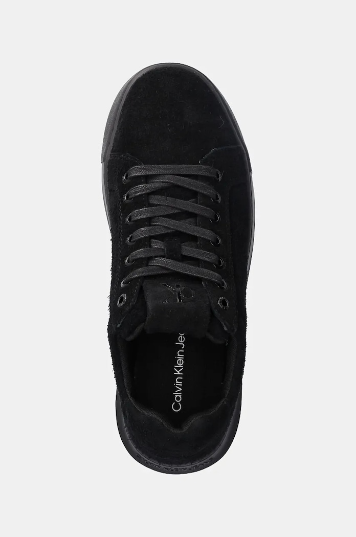 Calvin Klein Jeans sneakersy zamszowe CHUNKY CUPSOLE LOW SUEDE czarny YM0YM01121