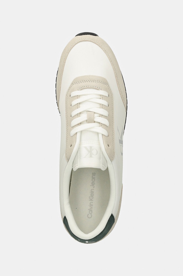 Tenisky Calvin Klein Jeans RETRO RUNNER ICONIC SNK biela YM0YM01119