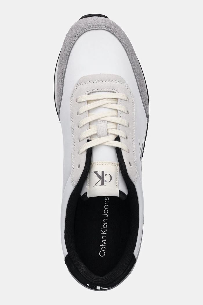 Tenisky Calvin Klein Jeans RETRO RUNNER ICONIC SNK sivá YM0YM01119