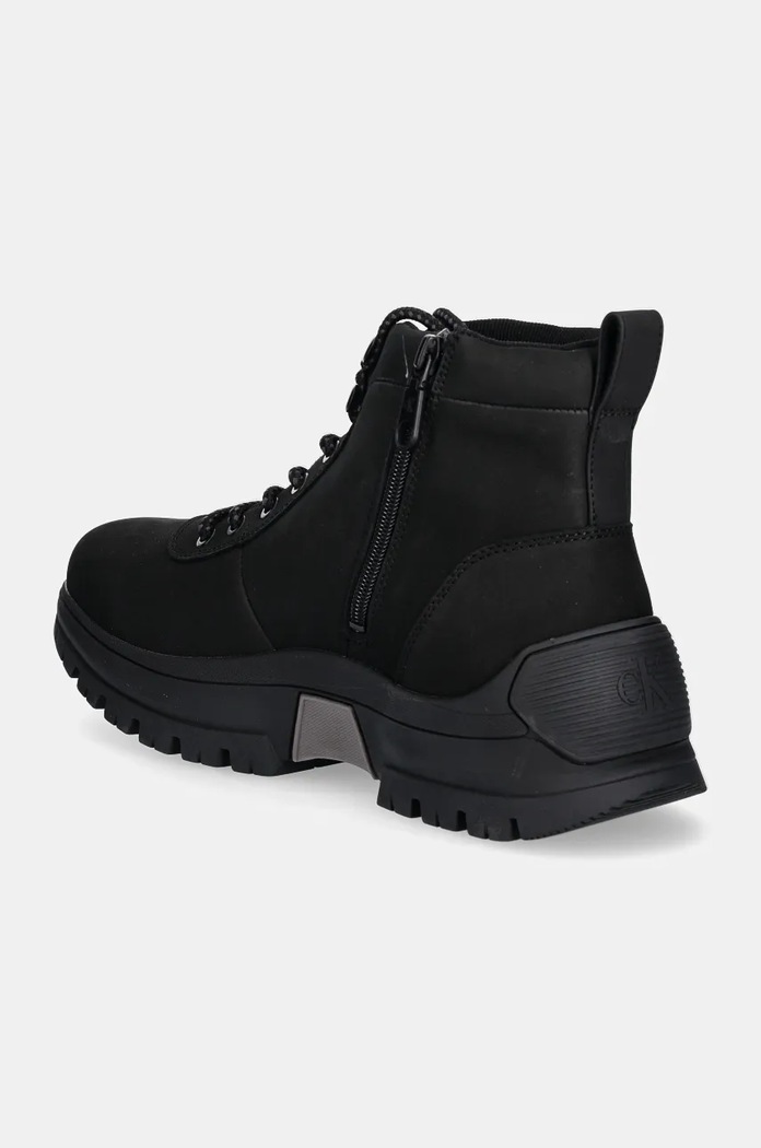 Obuv Kožené členkové topánky Calvin Klein Jeans HYBRID WP BOOT LACEUP REBELLIOUS YM0YM01077 čierna