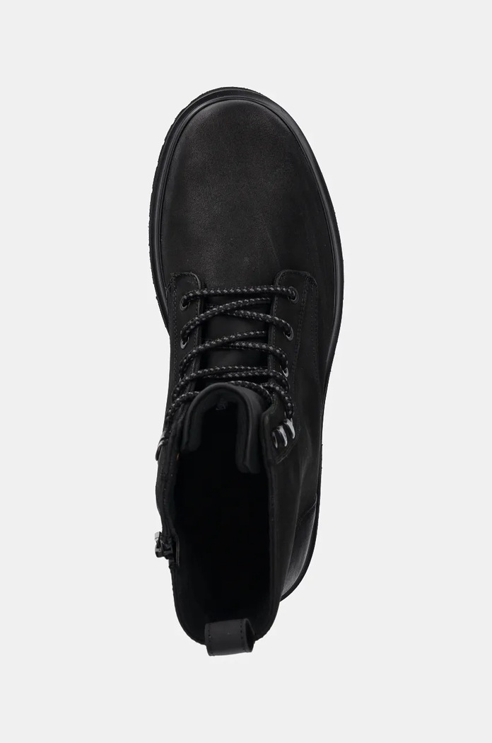 Cipele Calvin Klein Jeans EVA BOOT MID LACEUP REBELLIOUS crna YM0YM01071