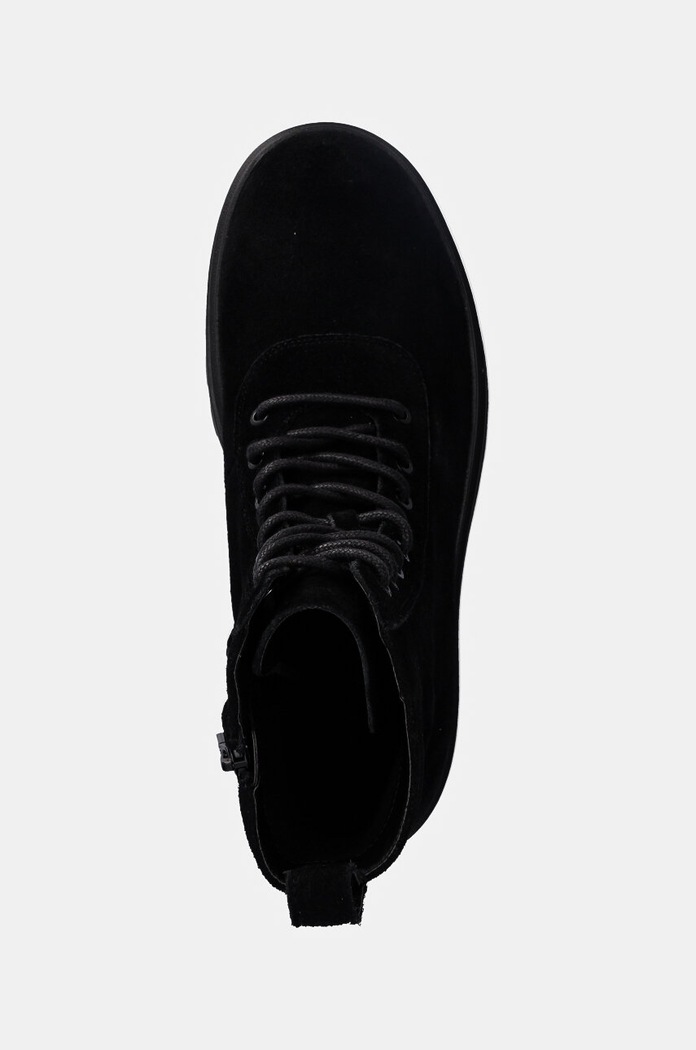 Piščančki iz semiša Calvin Klein Jeans LUGGED LACE ZIP BOOT OXF HR SU črna YM0YM01068