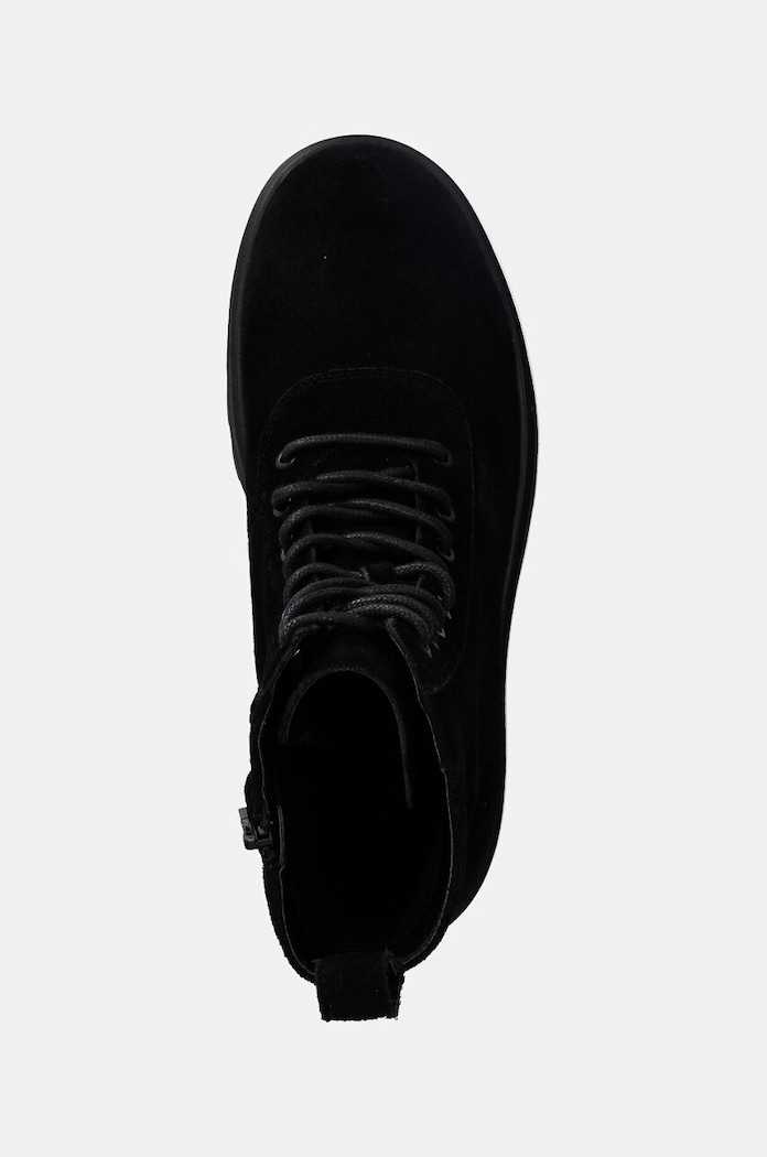 Piščančki iz semiša Calvin Klein Jeans LUGGED LACE ZIP BOOT OXF HR SU črna YM0YM01068