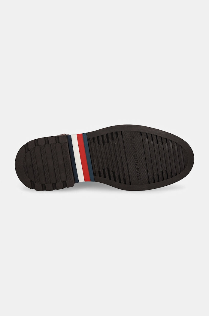 Tommy Hilfiger ghete de piele HILFIGER COMFORT LWT LTH BOOT FM0FM05183 maro