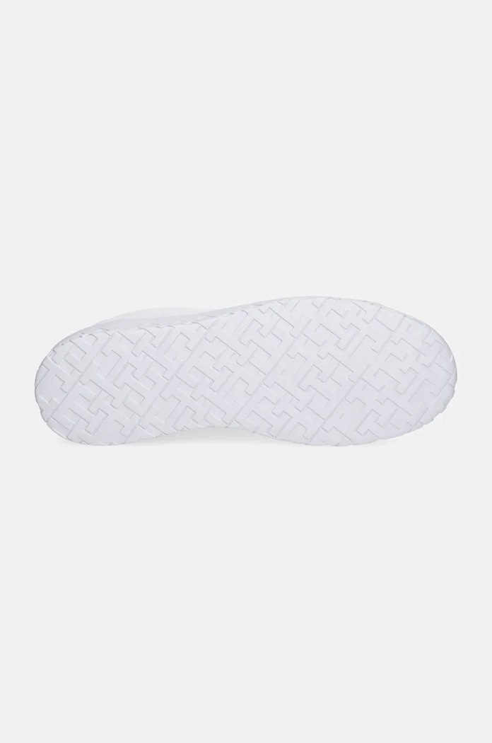 Tommy Hilfiger sneakersy skórzane COURT THICK CUPSOLE LEATHER FM0FM05208 biały