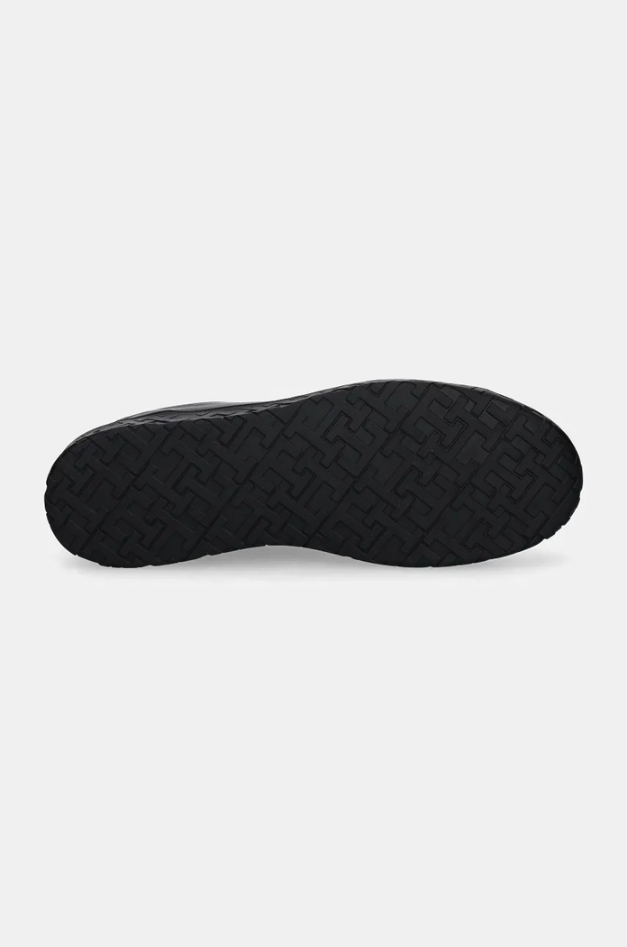 Δερμάτινα sneakers Tommy Hilfiger COURT THICK CUPSOLE LEATHER FM0FM05208 μαύρο