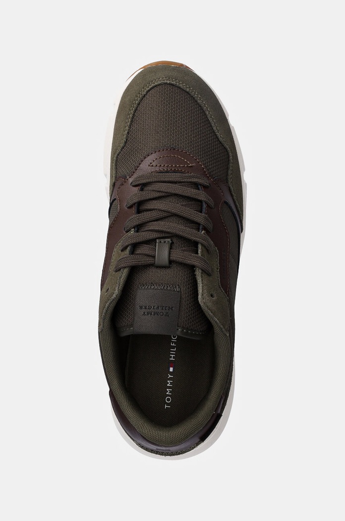 Superge Tommy Hilfiger FASTON CORDURA MIX zelena FM0FM05218