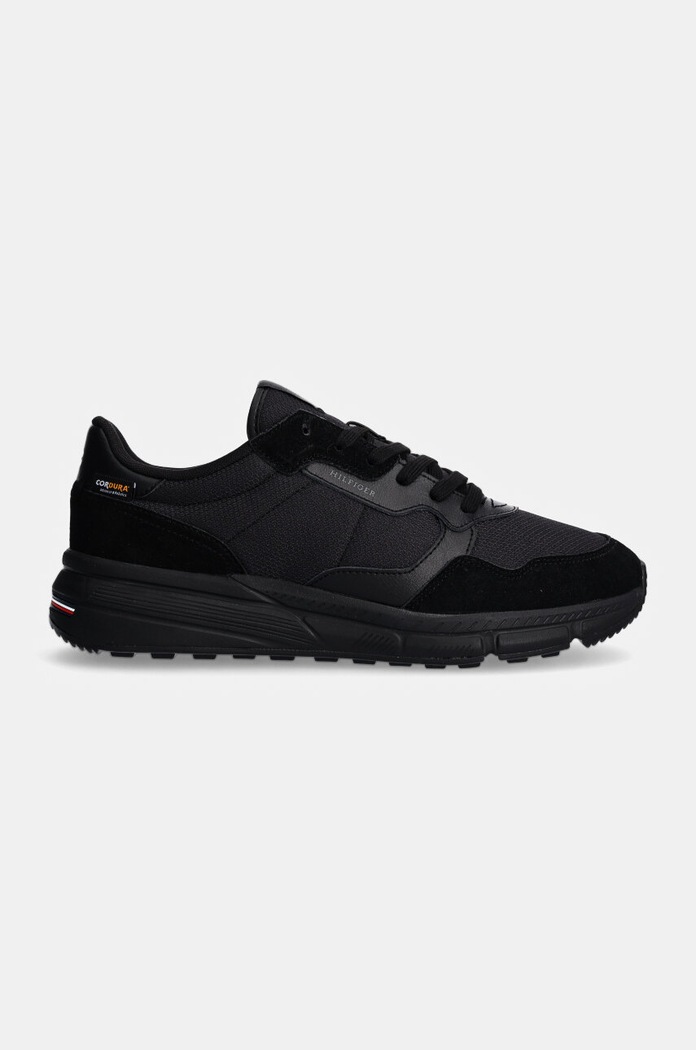 Tommy Hilfiger sneakers FASTON CORDURA MIX FM0FM05218 negru NC24