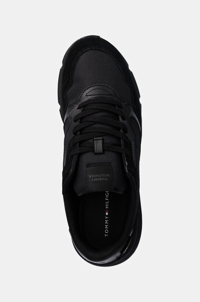 Tommy Hilfiger sneakers FASTON CORDURA MIX negru FM0FM05218