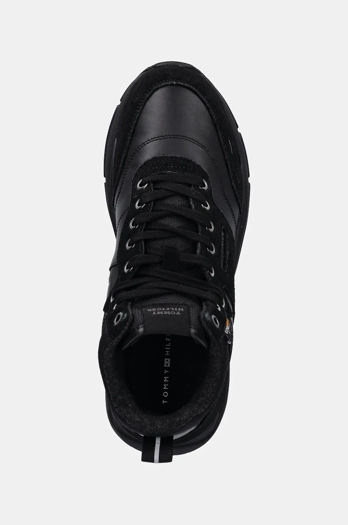 Tenisky Tommy Hilfiger M RUNNER CORDURA HI LTH MIX čierna FM0FM05222
