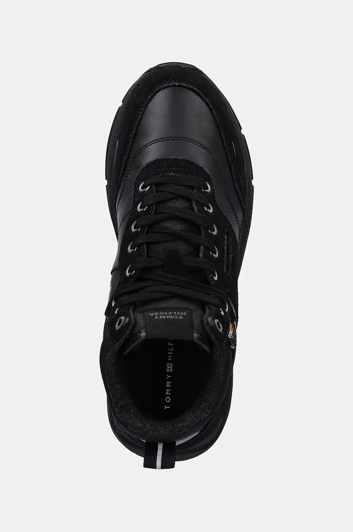 Tenisky Tommy Hilfiger M RUNNER CORDURA HI LTH MIX čierna FM0FM05222