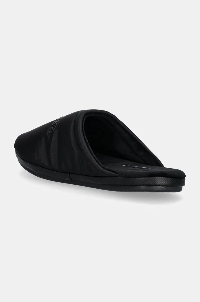 Obuwie Tommy Hilfiger kapcie NYLON HILFIGER HOUSE SHOE FM0FM05225 czarny