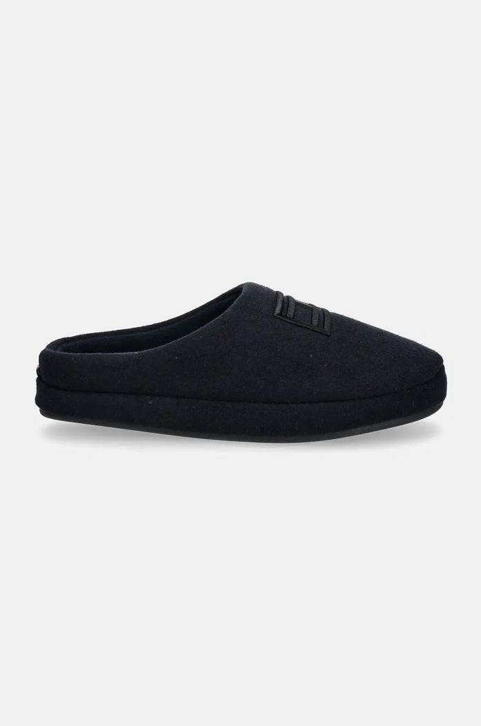 Tommy Hilfiger kapcie FLAG WARM FELT HOUSE SHOE FM0FM05227 granatowy AW24