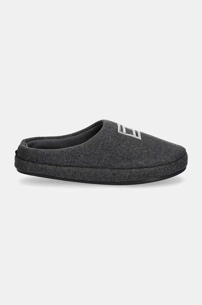 Pantofle Tommy Hilfiger FLAG WARM FELT HOUSE SHOE FM0FM05227 šedá AW24
