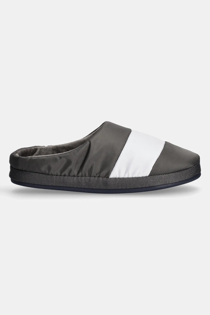 Kućne papuče Tommy Hilfiger HILFIGER NYLON FLAG HOUSE SHOE FM0FM05228 siva AW24