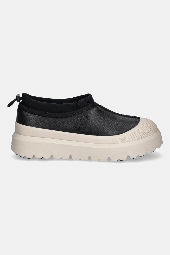UGG śniegowce skórzane Tasman Weather Hybrid 1158351.BCKBR czarny AW24