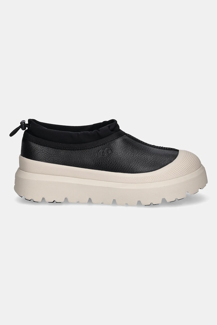 UGG śniegowce skórzane Tasman Weather Hybrid 1158351.BCKBR czarny AW24