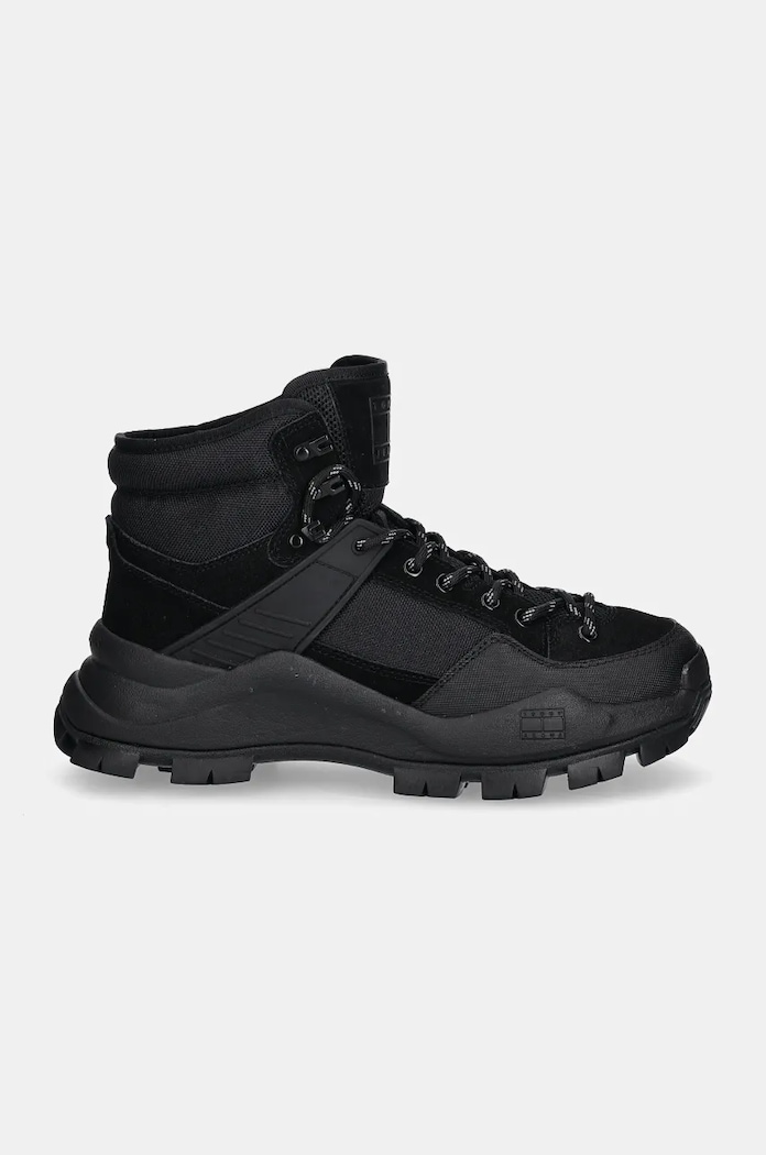 Kotníkové boty Tommy Jeans TJM URBAN HIBRYD BOOT EM0EM01489 černá NC24