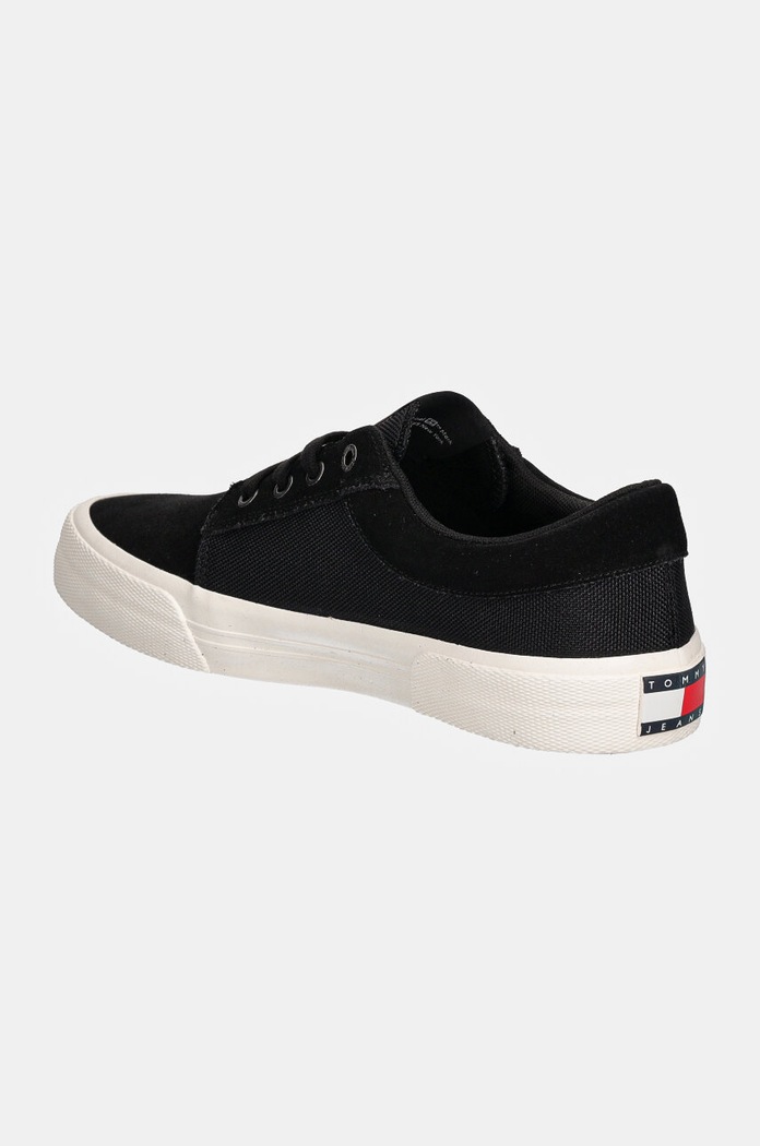 Obutev Teniske Tommy Jeans TJM VULC. SKATER MIX MATERIAL EM0EM01456 črna