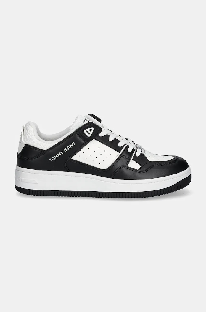 Superge Tommy Jeans TJM BASKET RETRO CUPSOLE WL EM0EM01464 črna NC24
