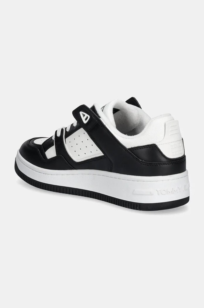 Obutev Superge Tommy Jeans TJM BASKET RETRO CUPSOLE WL EM0EM01464 črna