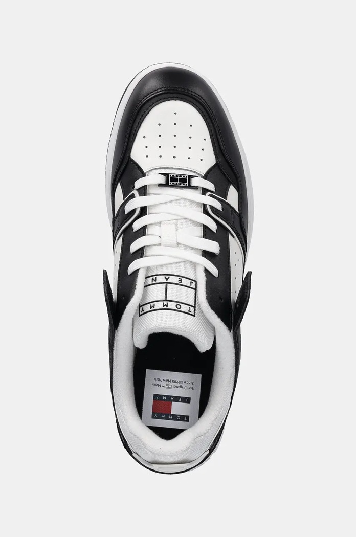 Superge Tommy Jeans TJM BASKET RETRO CUPSOLE WL črna EM0EM01464
