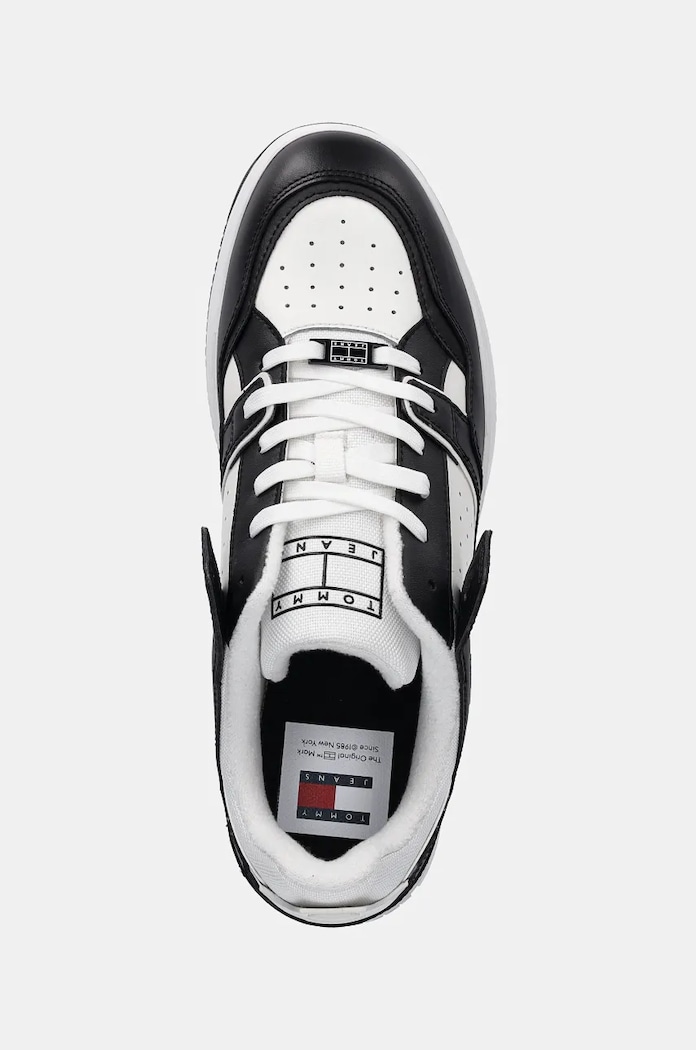 Superge Tommy Jeans TJM BASKET RETRO CUPSOLE WL črna EM0EM01464