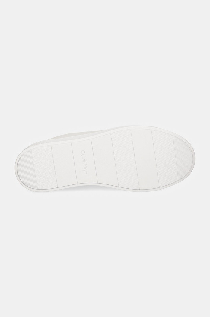 Δερμάτινα sneakers Calvin Klein LOW TOP LACE UP HM0HM01546 λευκό
