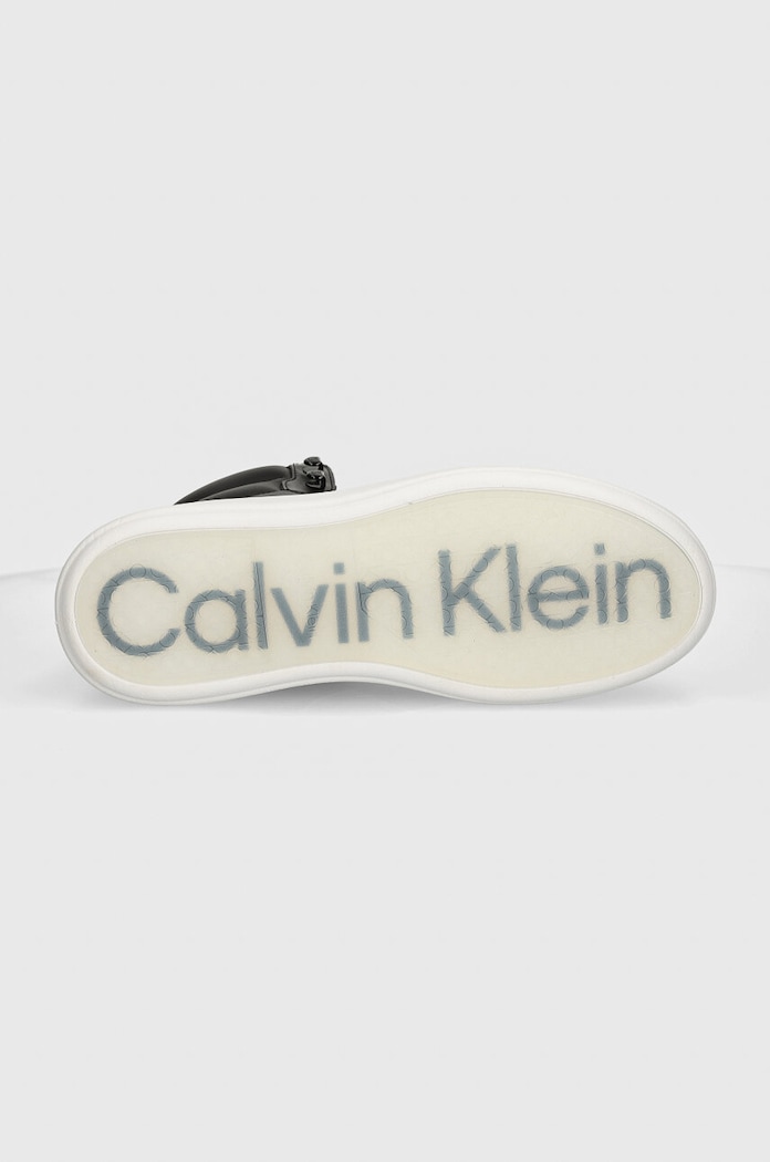 Sneakers Calvin Klein HIGH TOP LACE UP HF HM0HM01552 μαύρο