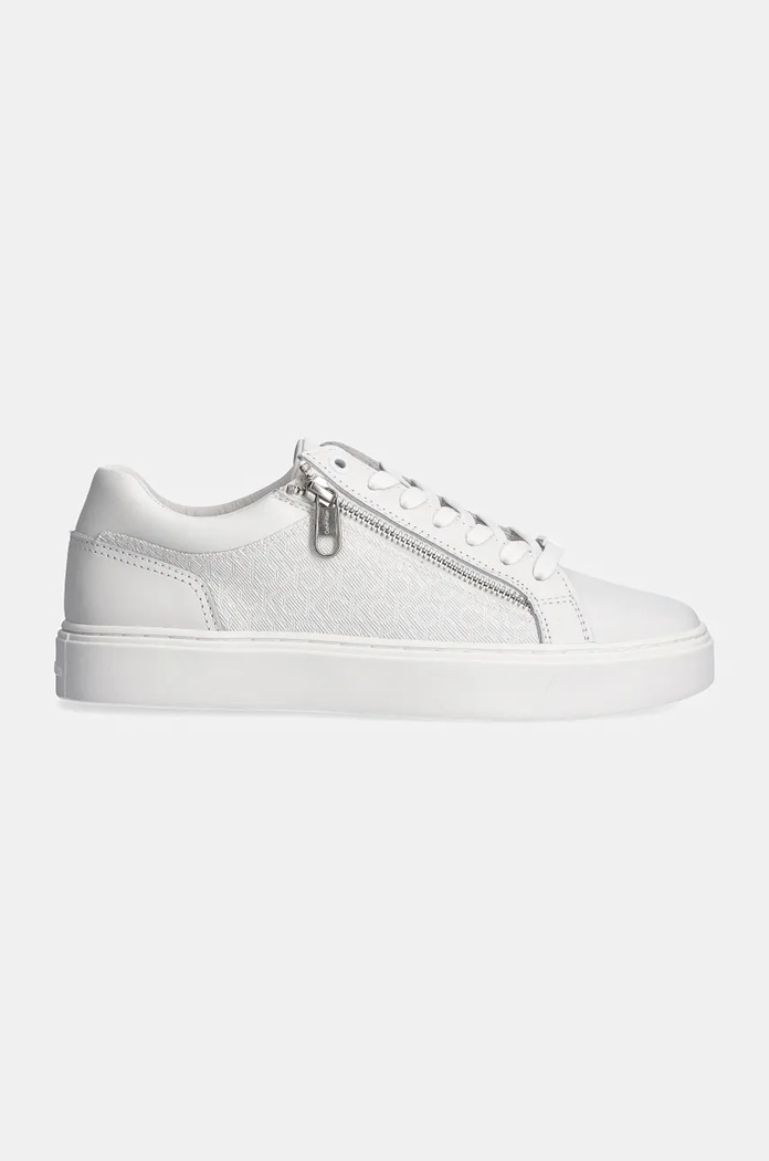 Маратонки Calvin Klein LOW TOP LACE UP W/ ZIP MONO HM0HM01555 бял NC24