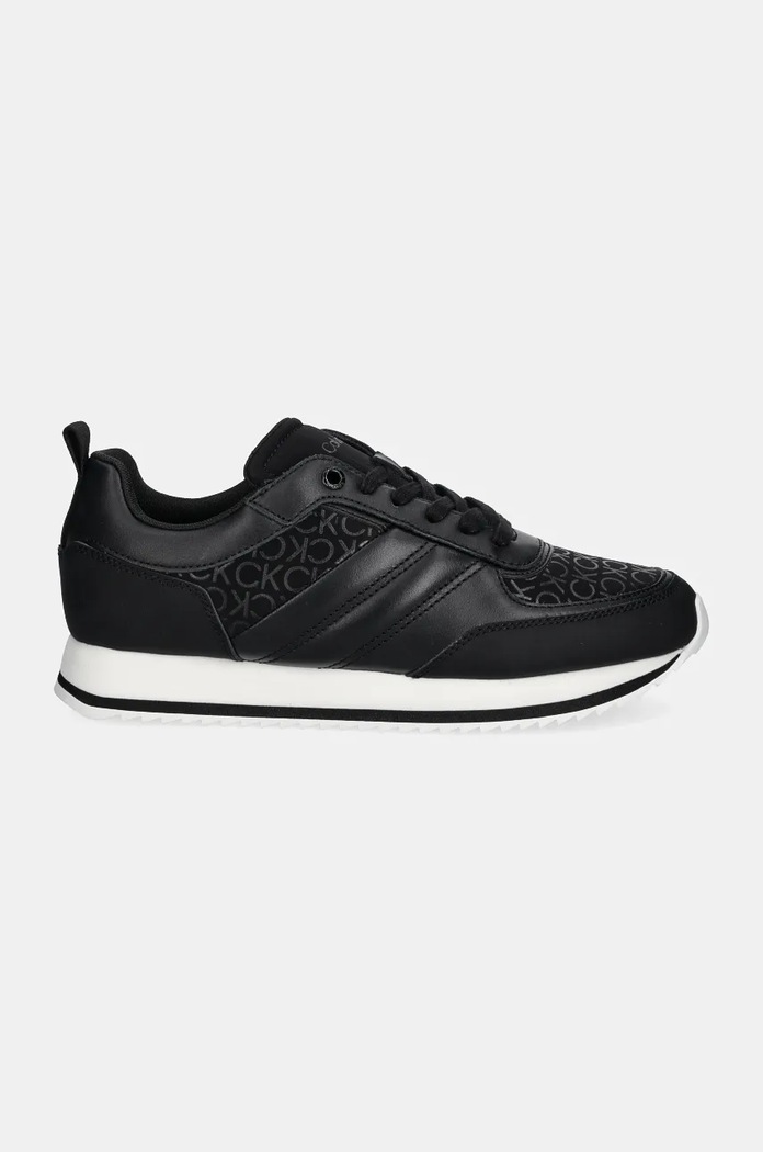 Tenisky Calvin Klein LOW TOP LACE UP REPR MONO HM0HM01595 čierna NC24