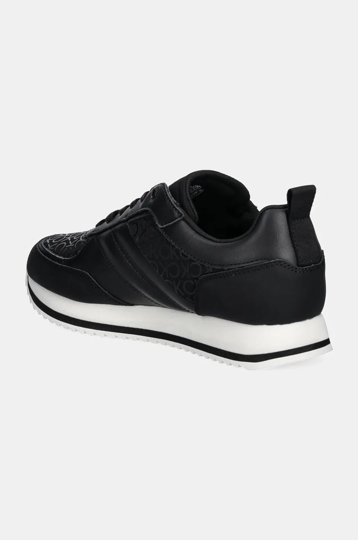Obuv Tenisky Calvin Klein LOW TOP LACE UP REPR MONO HM0HM01595 čierna