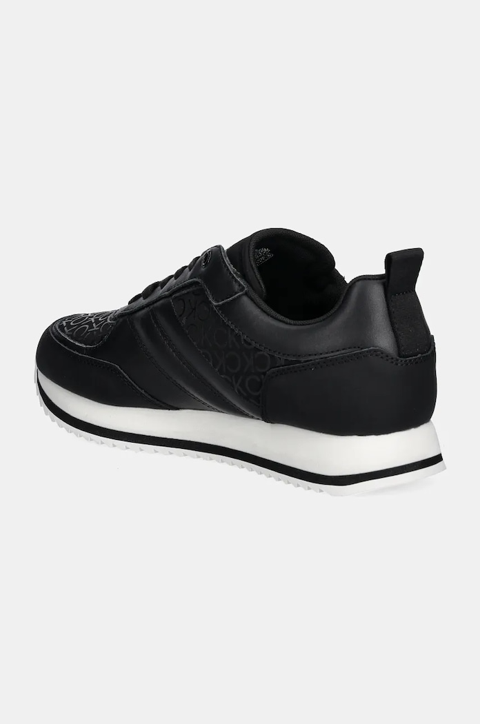 Obuv Tenisky Calvin Klein LOW TOP LACE UP REPR MONO HM0HM01595 čierna